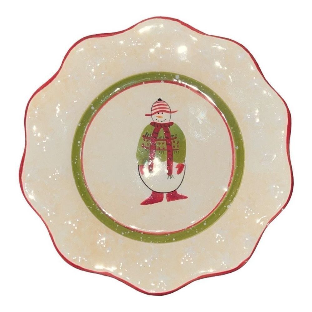 Debbie Mumm Holiday dessert serving plates 7” in diameter - Picture 5 of 5
